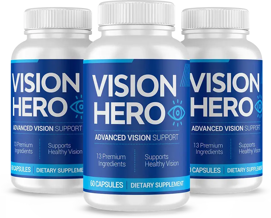 Vision Hero 3 bottles package